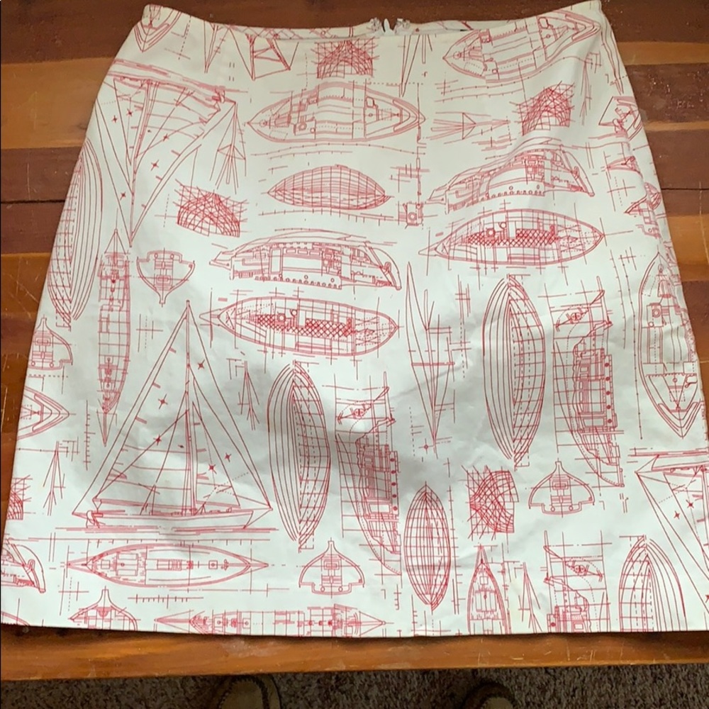 Ann Taylor Nautical Skirt